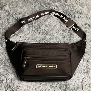 Michael Kors Sport Black Fanny Pack